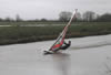 Dan Ellis sails the ditch.