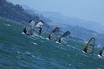 Racing in SF Bay.