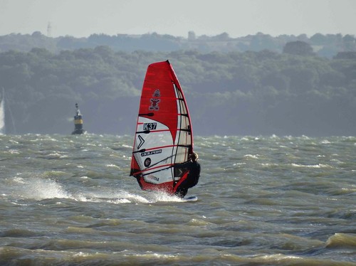 Ant Todd flying at Monks Hill