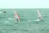 Jamie Lever and Aaran Williams coped well with the windy conditions.