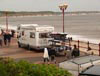 Mike's Camper on the sea front.