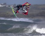 Wave sailing at Rhosneigr.